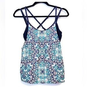 Athleta Tankini with underwire built  bra! Size 36 B/C